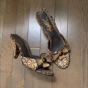 Yves Saint Laurent Vintage Baroque Mules